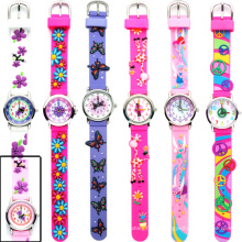 Waterproof Quartz Silicone Twist Watches for Kids & Adults